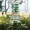 Luxus Turm von Isaac Design Glas Wasser Rauchen Pfeifen (ES-GD-272)